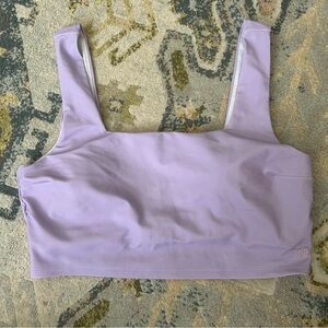 Albion Fit Olivia Cropped Swim Top in Lilac